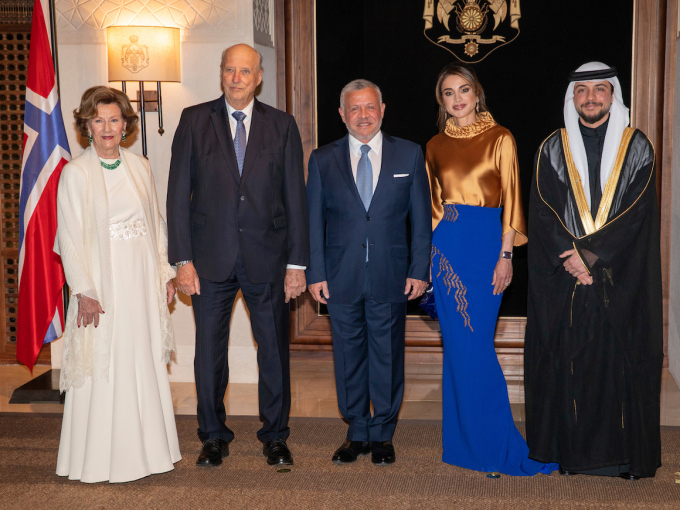 This evening King Abdullah and Queen Rania are hosting a banquet in honour of the state visit. Photo: Tom Hansen, Hansenfoto.no